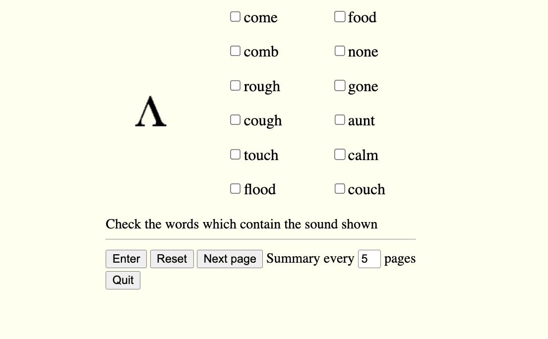 English transcription practice